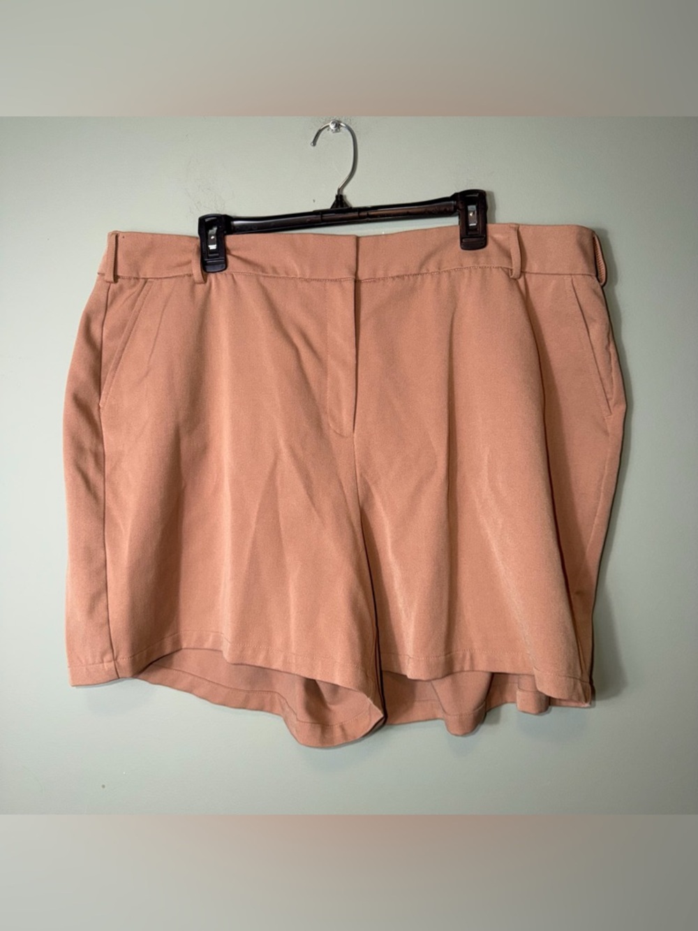 Lane Bryant Women’s High-Rise Tailored Shorts Tan Size 22